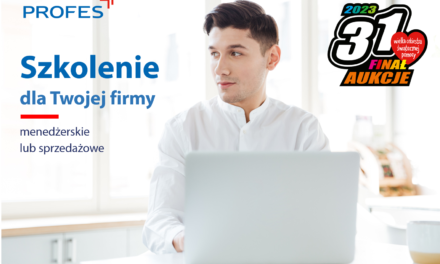 PROFES gra z WOŚP – wylicytuj szkolenie online dla Twojej firmy!