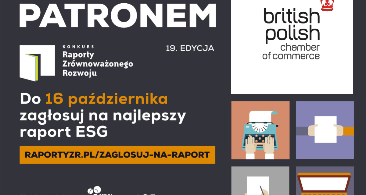 Weź udział w głosowaniu internautów na najlepsze raporty ESG w konkursie “Raporty Zrównoważonego Rozwoju”