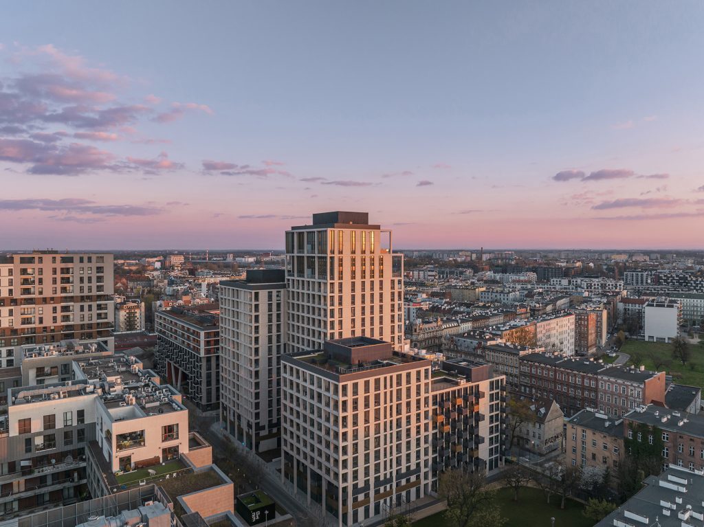 The Upper House by Angel, a new luxury development in the centre of Wrocław, featuring car park flooring from Tremco CPG
